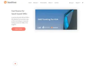 Beehive.ae(Peer to Peer Lending Platform) Screenshot