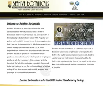 Beehivebotanicals.com Screenshot