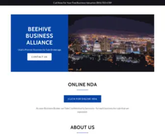 Beehivebusinessalliance.com(Beehive Business Alliance) Screenshot