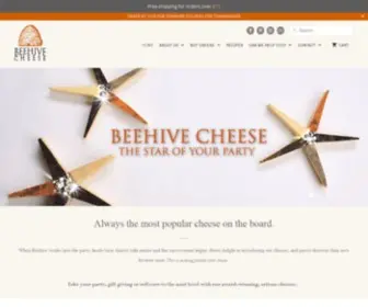 Beehivecheese.com(Beehive Cheese) Screenshot