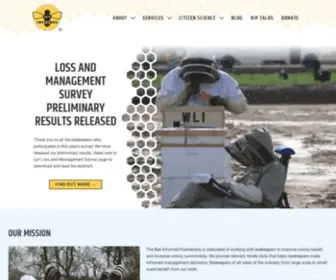 Beeinformed.org(Using beekeepers' real world experience to solve beekeepers' real world problems) Screenshot