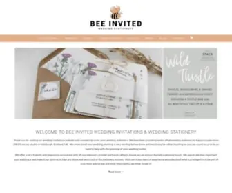 Beeinvited.co.uk(Wedding Invitations & Stationery) Screenshot