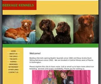 Beekauzkennels.com(BEEKAUZ Kennels) Screenshot