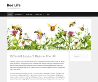 Beelife.org(Different Types of Bees) Screenshot