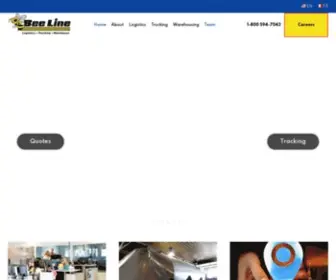 Beelinelogistics.com(Bee Line Logistics) Screenshot