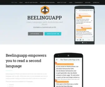 Beelinguapp.com(Learn languages with music & audiobooks) Screenshot