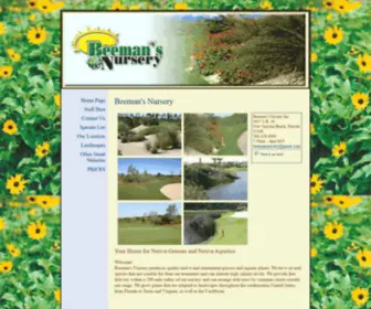 Beemansnursery.com(Beemans) Screenshot