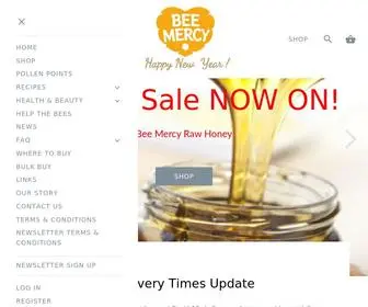 Beemercy.com(Raw Honey delicately harvested from small scale beekeepers. Honey Free of Antibiotics & Pesticides) Screenshot