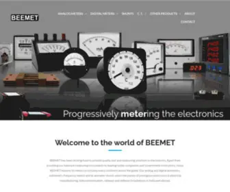 Beemet.com(Top Electrical Measuring Instruments Manufacturer and Exporter) Screenshot