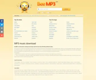 BeeMP3.com(Free music downloads) Screenshot