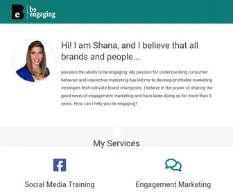 Beengaging.com(Nashville's leading online and social media marketing consultant with healthcare expertise) Screenshot