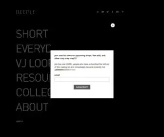 Beeple-Crap.com(BEEPLE) Screenshot