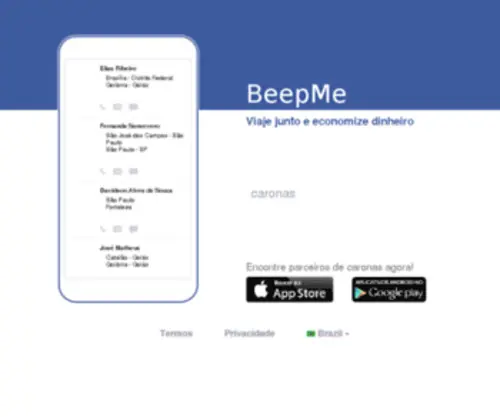 Beepmeapp.com(Beepmeapp) Screenshot