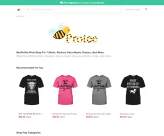 Beeprotee.com(BeeProTee Print shop for T) Screenshot