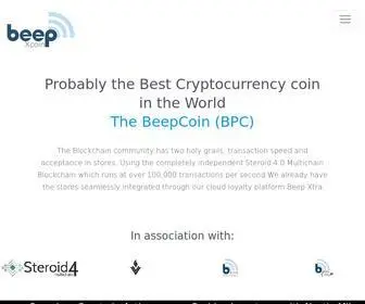 BeepXcoin.com(Cryptocurrency Cloud Mining) Screenshot