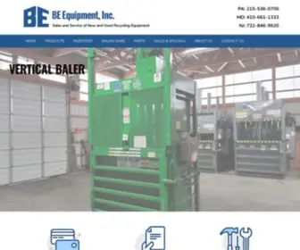 Beequipment.com(New & Used Recycling Equipment) Screenshot