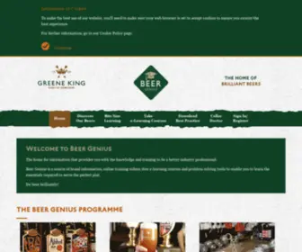 Beer-Genius.co.uk(Greene King Beer Genius) Screenshot