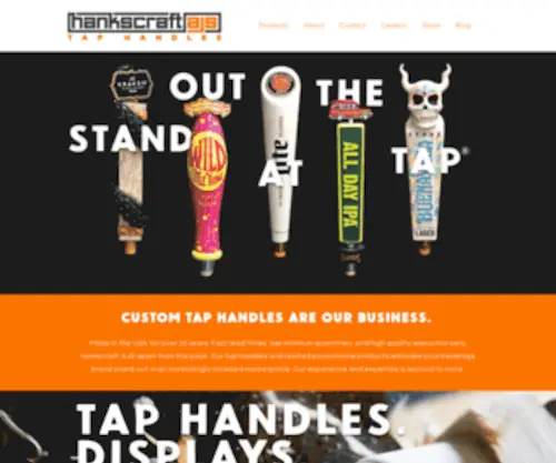 Beer-Taphandles.com(Tap Handles) Screenshot