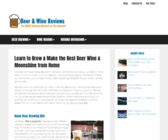 Beerandwinereviews.com(Learn to Brew & Make the Best Beer Wine & Moonshine from Home) Screenshot