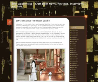 Beerapprentice.org(Beer Apprentice) Screenshot