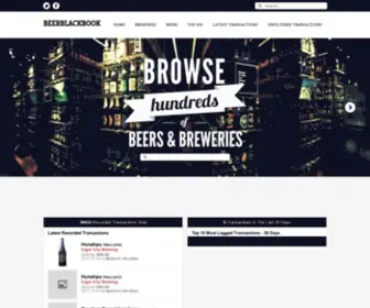 Beerblackbook.com(Beerblackbook) Screenshot