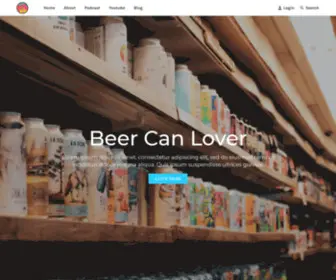 Beercanlover.com(Beer Can Lover) Screenshot