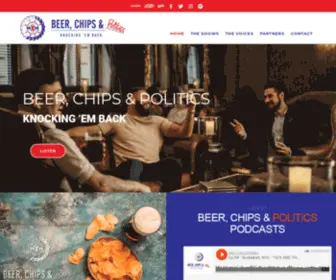 Beerchipspolitics.com(Beer, Chips and Politics) Screenshot