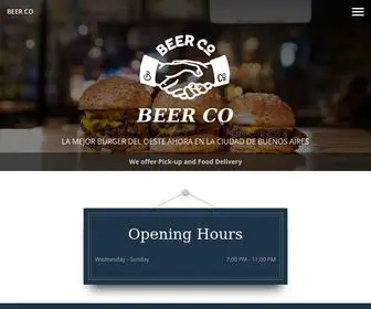 Beercobelgrano.com(Order Online for Takeaway / Delivery. Here at BEER CO) Screenshot