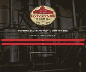 Beercos.com(Rochester Mills Beer Co) Screenshot
