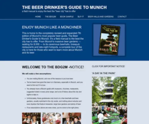 Beerdrinkersguide.com(The Beer Drinker's Guide Website) Screenshot