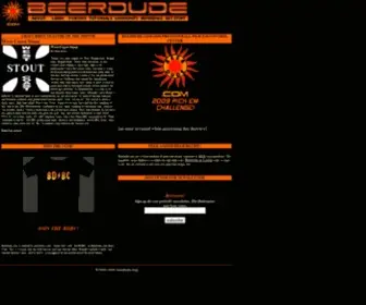 Beerdude.com(Brewing Collaboration) Screenshot