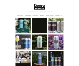 Beerebrewing.com(Beere Brewing Co) Screenshot