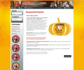 Beerfesttickets.com(BeerFestTickets) Screenshot