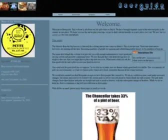 Beerguide.co.uk(Index) Screenshot