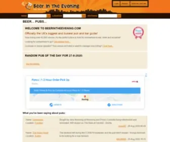 Beerintheevening.com(Beer in the evening) Screenshot