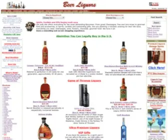 Beerliquors.com(Beer, liquor, wine and gift baskets) Screenshot