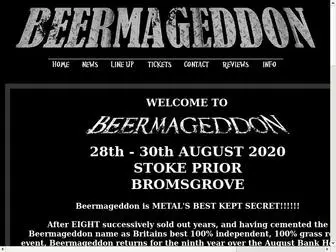 Beermageddon.co.uk(Beermageddon Metal Festival) Screenshot