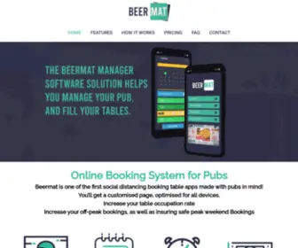 Beermat.ie(Online table booking Beermat) Screenshot