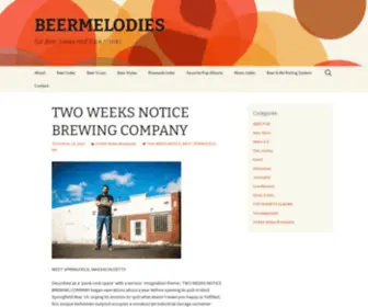 Beermelodies.com(Beer Reviews & Musician Interviews) Screenshot