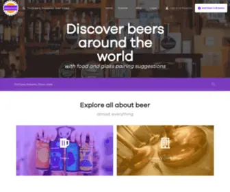 Beermod.com(Beers All Around The World with Food and Glass Pairing Suggestions) Screenshot