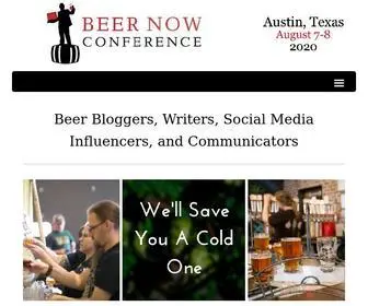 Beernow.org(Beer Now Conference) Screenshot