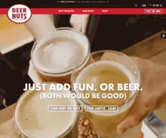 Beernuts.com(BEER NUTS) Screenshot