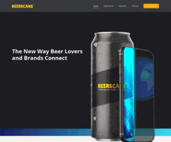 Beerscans.com(See the World's Leading Augmented Reality Solution for the Drinks Industry. Swigr) Screenshot