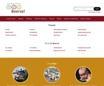Beersel.be(Gemeente Beersel) Screenshot