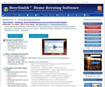 Beersmith.com(Home Brewing Software) Screenshot