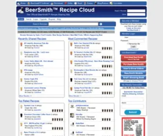 Beersmithrecipes.com(Beer Recipe Cloud by BeerSmith) Screenshot