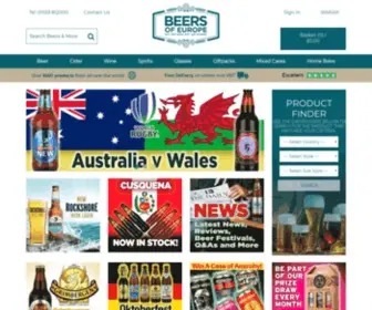 Beersofeurope.co.uk(Buy Beer Online) Screenshot