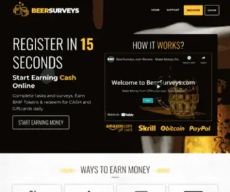 Beersurveys.com(Make Money from Offers) Screenshot