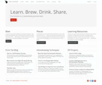 Beersyndicate.com(Beer Syndicate) Screenshot