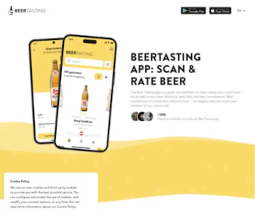 Beertasting.app(Die deutschsprachige App für Bierbewertungen) Screenshot